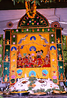 Deities of Radha-Gokulananda Temple