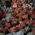 Devotees in Sarasvati Thakura's Birthplace