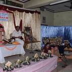 Giri Maharaja Lecturing and Srigopala Das Translating into Kannada