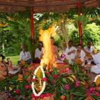 Devotees Performing Homa