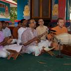 Caitanya Dasa singing Bhajanas