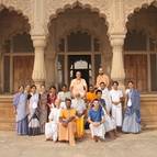 Devotees at Kusuma Sarovara