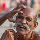 A Village Pilgrim Gets a Painful Shave