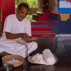 Syamananda Prabhu Preparing WIcks