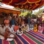 Acceptance ceremony of Sripada Bhakti Vallabha Yati Maharaja as the Sevaite acharya of Govindaji Gardens - Photo 