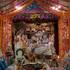 The Altar at Radha-Damodara Temple on Maha Rasa Purnima