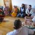 Guru Maharaja speaking hari-katha in Dolna Suca, Slovakia